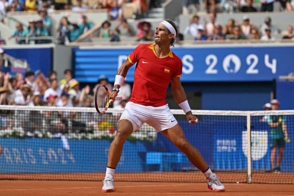 Tenista espanhol Rafael Nadal em Paris 2024 (Foto: Reprodução)