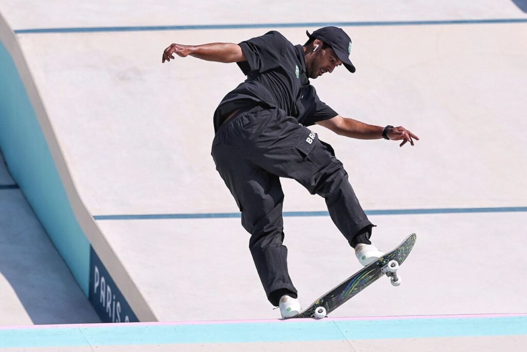 Kelvin Hoefler ficou na 5ª posição na final do skate street (Foto: Miriam Jeske/COB)