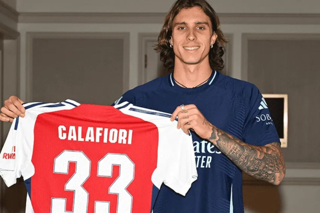 Riccardo Calafiori, novo zagueiro do Arsenal