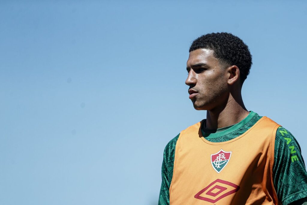 Kauã Elias, atacante do Fluminense (Foto: Lucas Merçon/FFC)