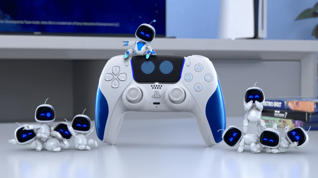 Astro Bot controle temático DualSense