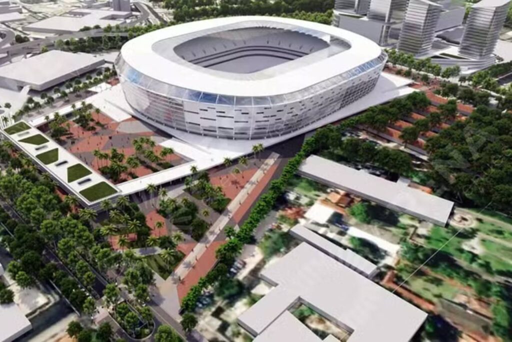 Estádio do Flamengo deve ser construído a partir do próximo ano. Foto: Divulgação