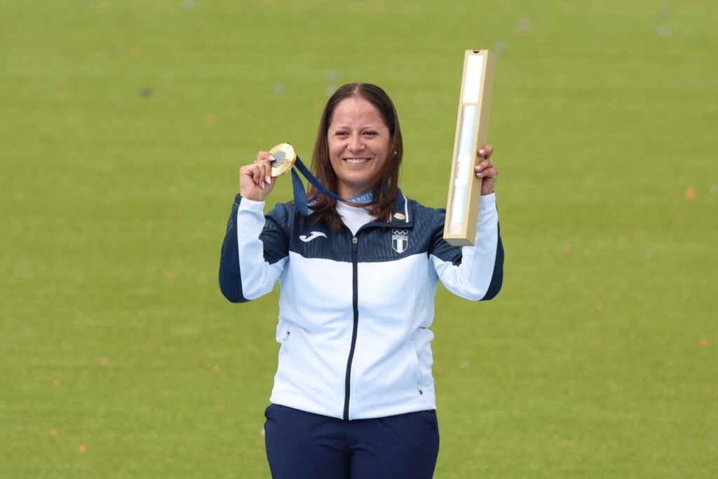 Adriana Ruano Oliva conquistou o primeiro ouro olímpico da Guatemala (Foto: Reprodução)