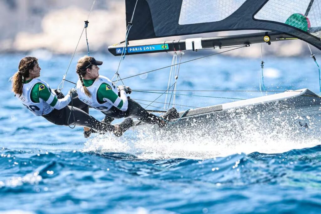 Martine Grael e Kahena Kunze (Foto: Wander Roberto/COB)