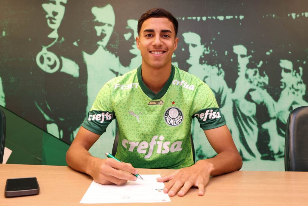 Vitor Reis, zagueiro do Palmeiras (Foto: Cesar Greco/SEP)