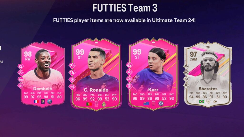 Imagem do Time 3 do Futties no Ultimate Team do EA Sports FC 24