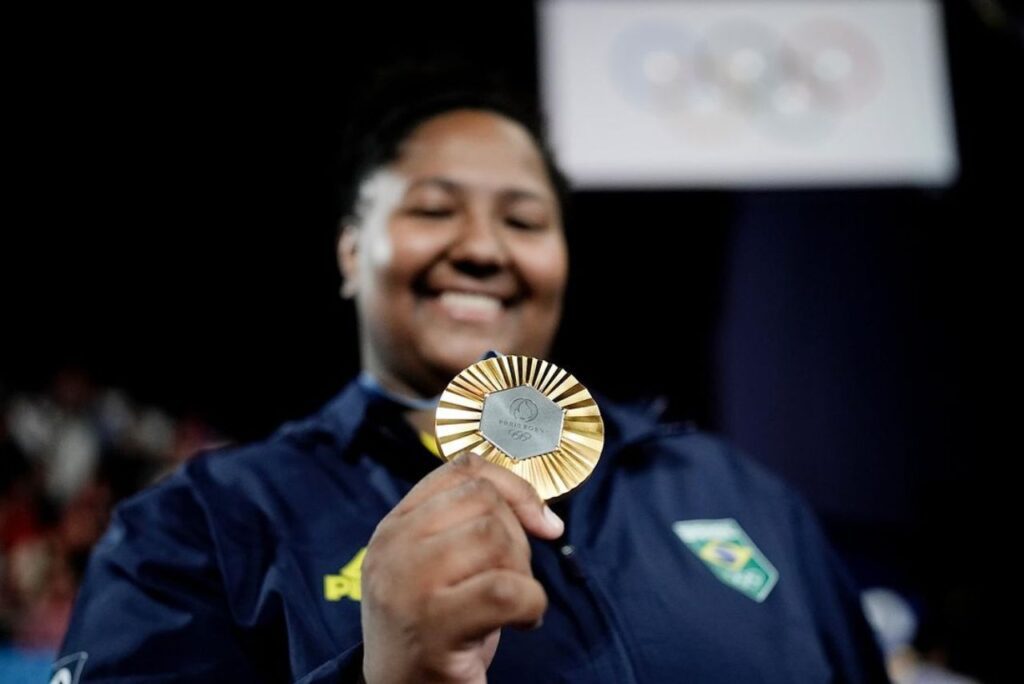 Beatriz Souza, ouro na Olimpíada de Paris