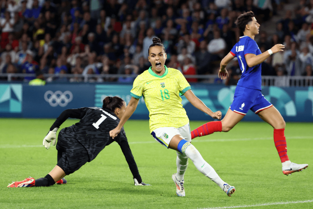 Gabi Portilho marcou gol da vitória do Brasil contra a França