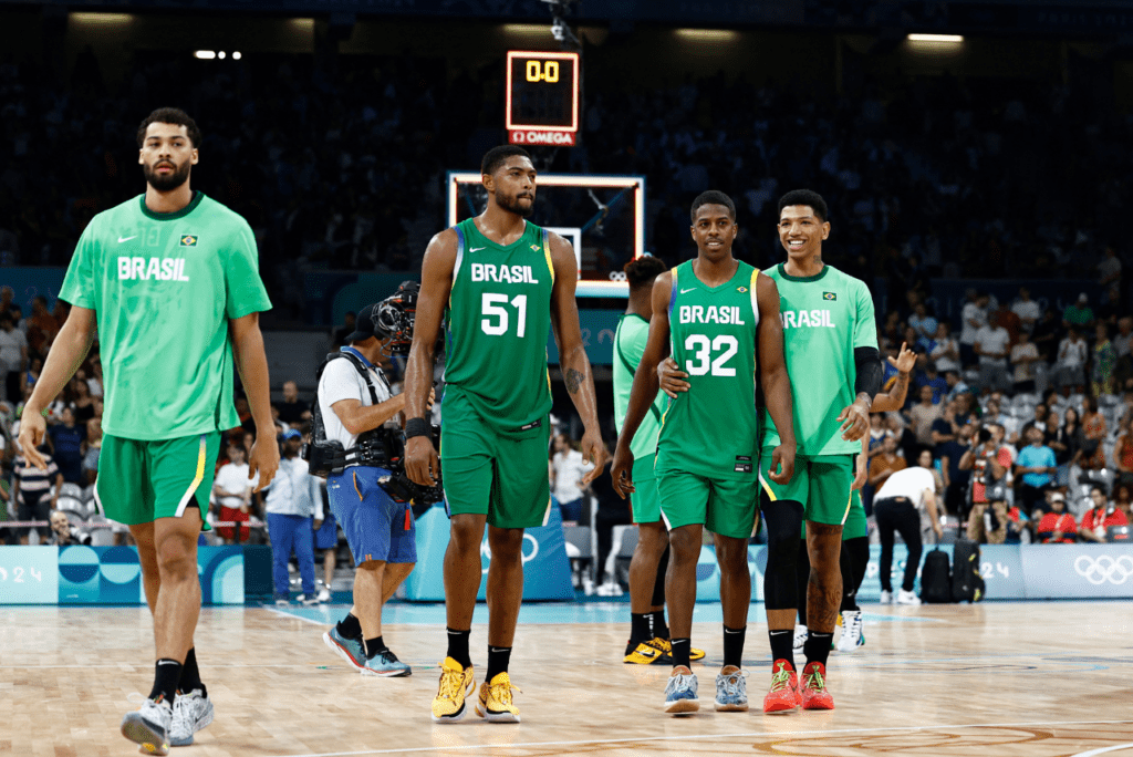 Brasil x Estados Unidos será o jogo que vai fechar as quartas de final do basquete em Paris