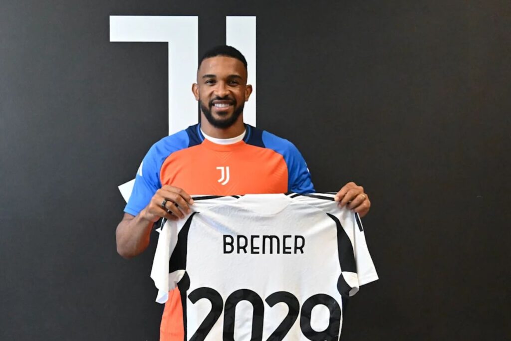 Zagueiro Bremer, da Juventus