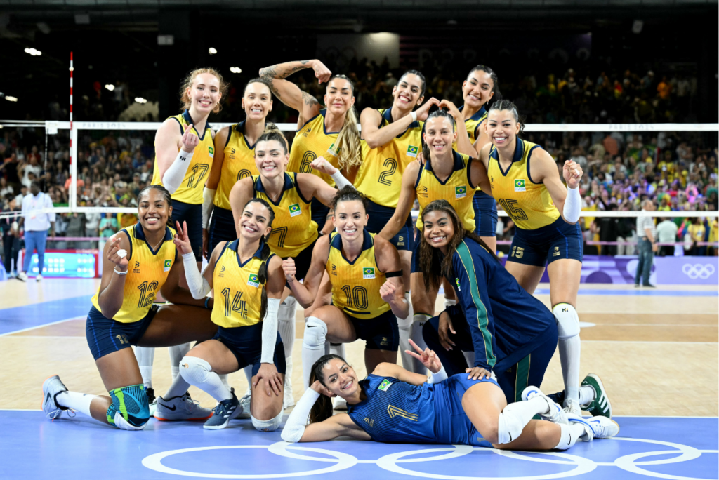 Brasil não deu chances às Dominicanas em quartas de final das Olimpíadas