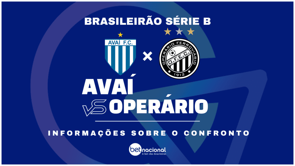 Avaí x Operário Série B 2024