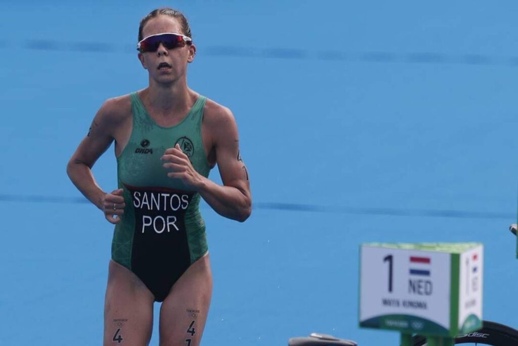 Melanie Santos, triatleta de Portugal (Foto: Reprodução)