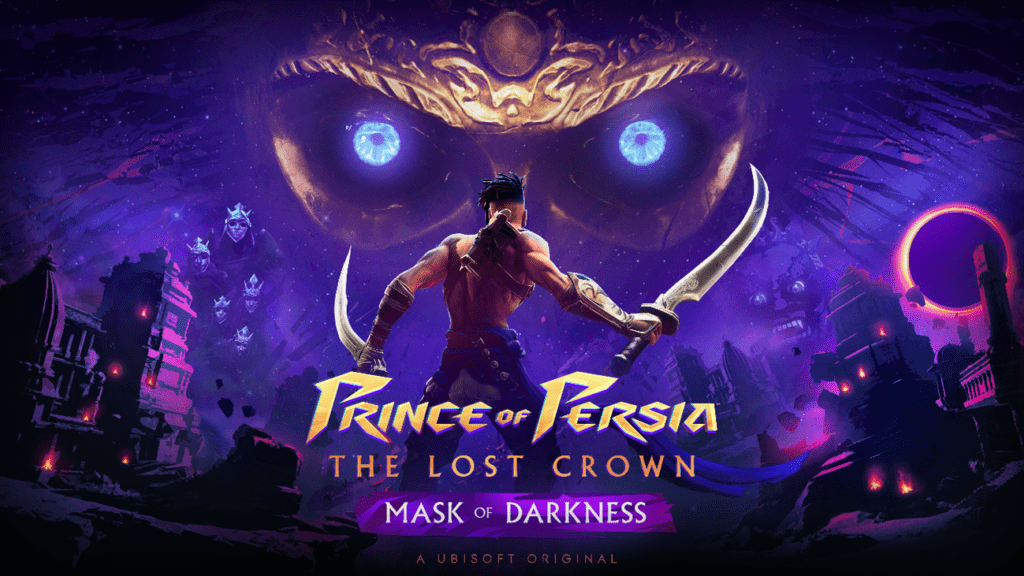 Imagem promocional da DLC Mask of Darkness de Prince of Persia The Lost Crown