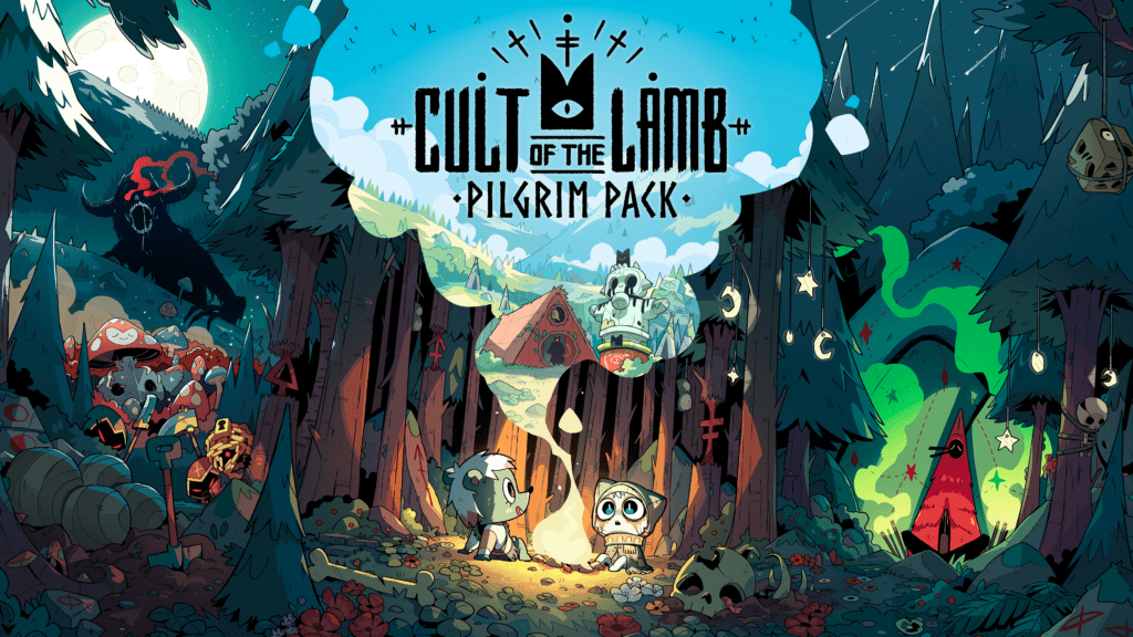 Imagem promocional do Pilgrim Pack de Cult of the Lamb