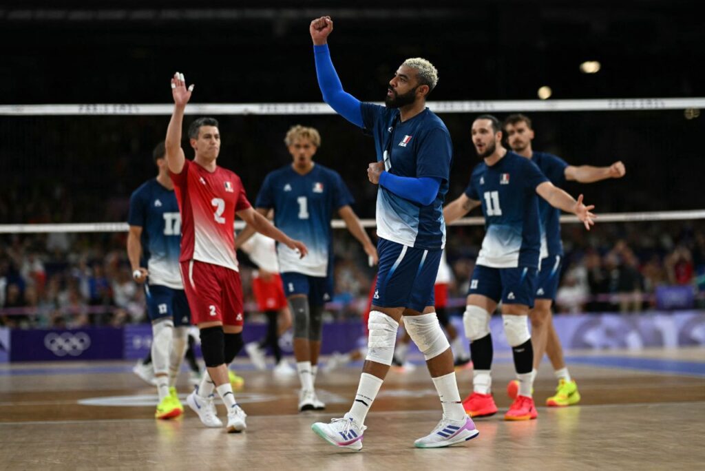 França venceu a Polônia no vôlei masculino (Foto: Mauro Pimentel/AFP)