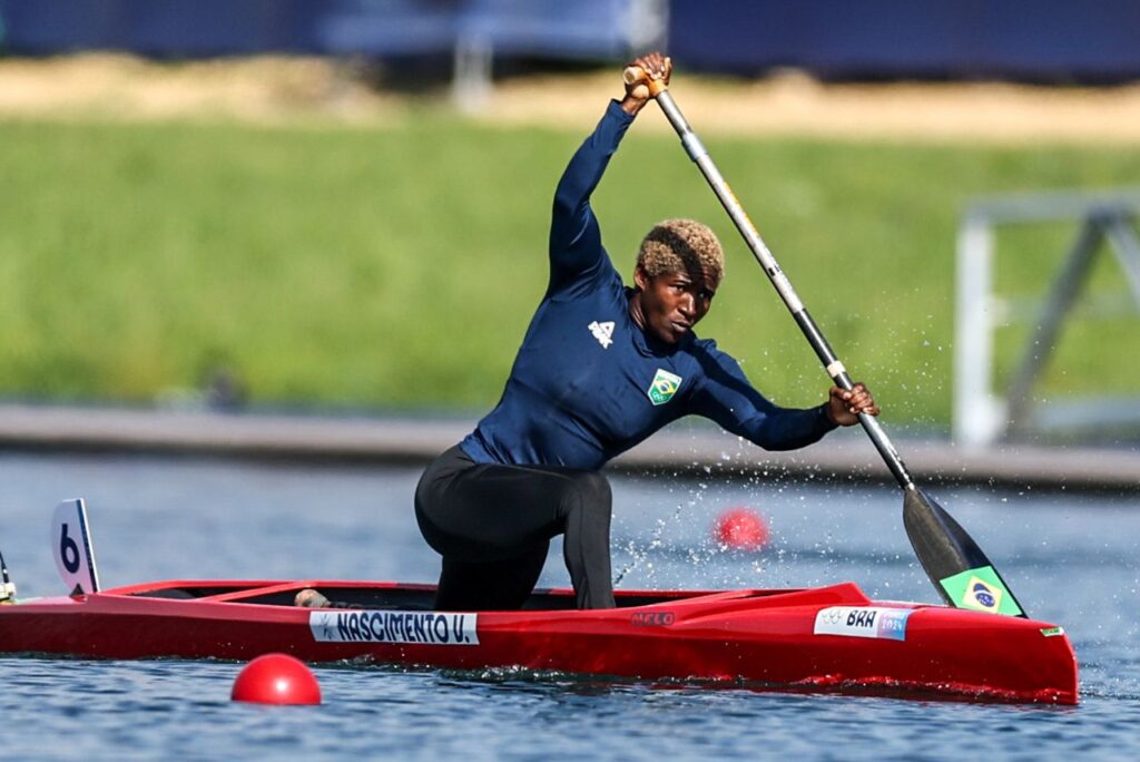 Valdenice Conceição foi uma das representantes da canoagem brasileira em Paris 2024 (Foto: Miriam Jeske/COB)