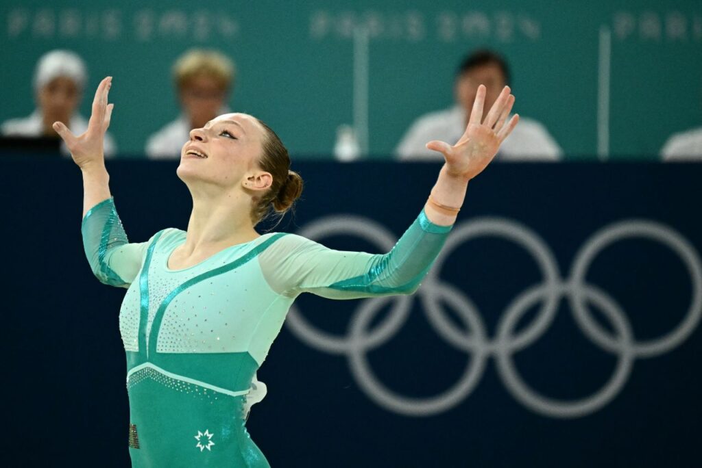 Ana Barbosu, ginasta da Romênia (Foto: Loic Venance/AFP)