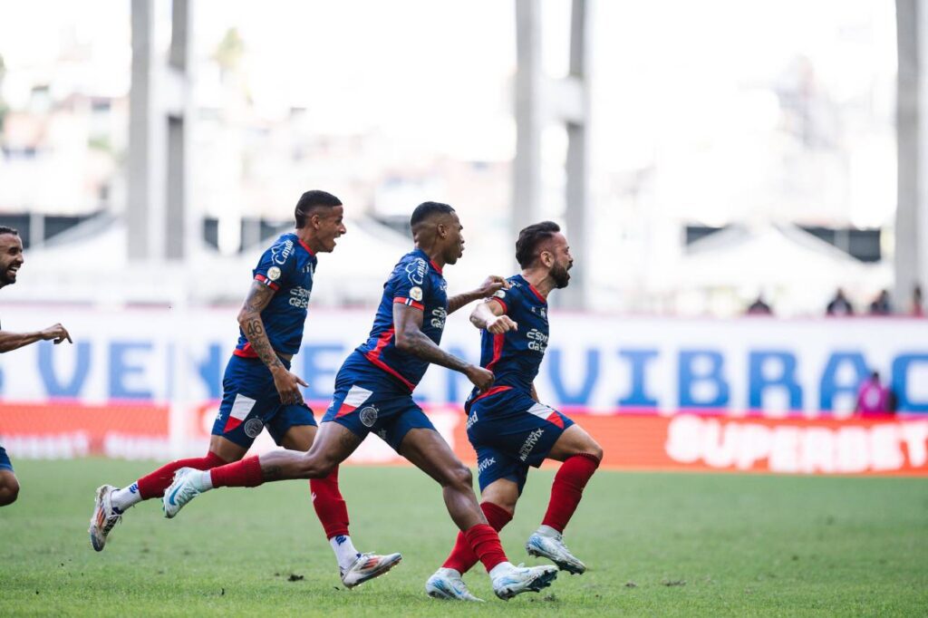 O Tricolor saiu vitorioso no clássico baiano. Foto: Letícia Martins/EC Bahia