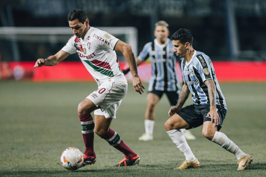 O Grêmio larga em vantagem na eliminatória. Foto: LUCAS MERÇON / FLUMINENSE F.C.