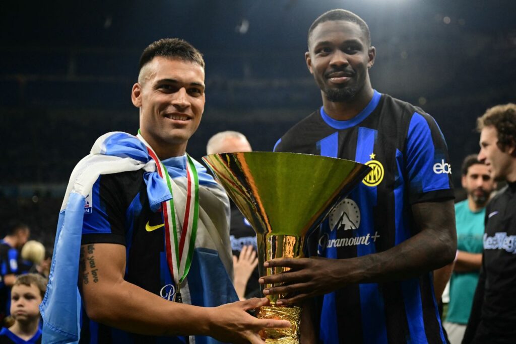 Lautaro Martínez e Marcus Thuram