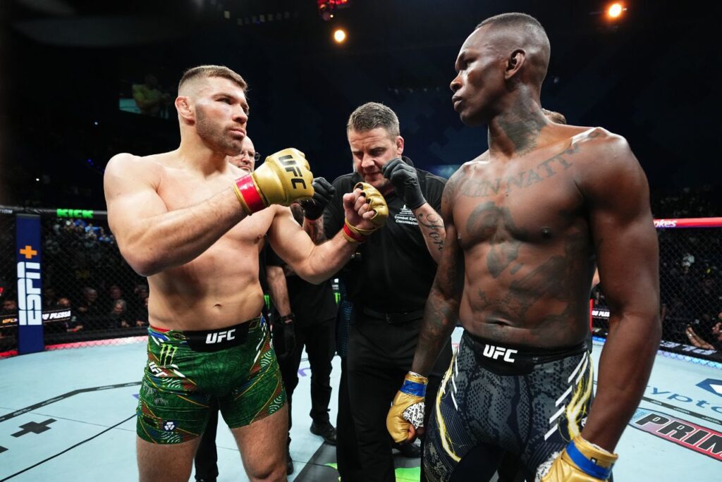 Du Plessis e Adesanya - UFC