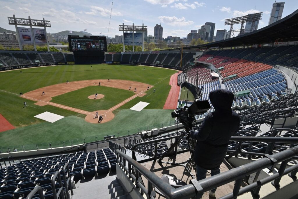 Serviço de streaming terá jogos de beisebol, hóquei, basquete e futebol americano (Foto: Jung Yeon-Je/AFP)