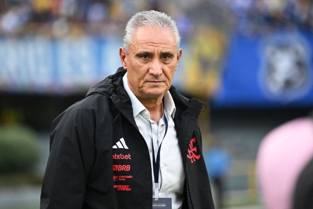 Tite, treinador do Flamengo (Foto: Raul Arboleda/AFP)