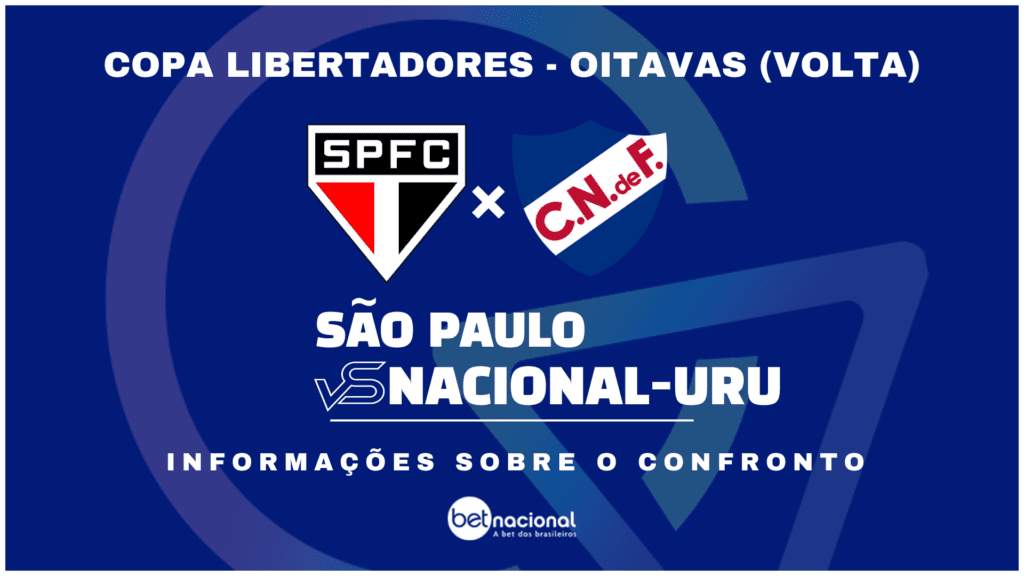 São Paulo x Nacional-URU Libertadores 2024