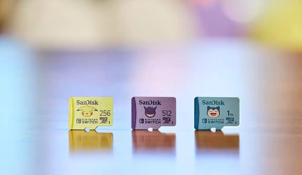 Cartões microSD Pokémon da Western Digital