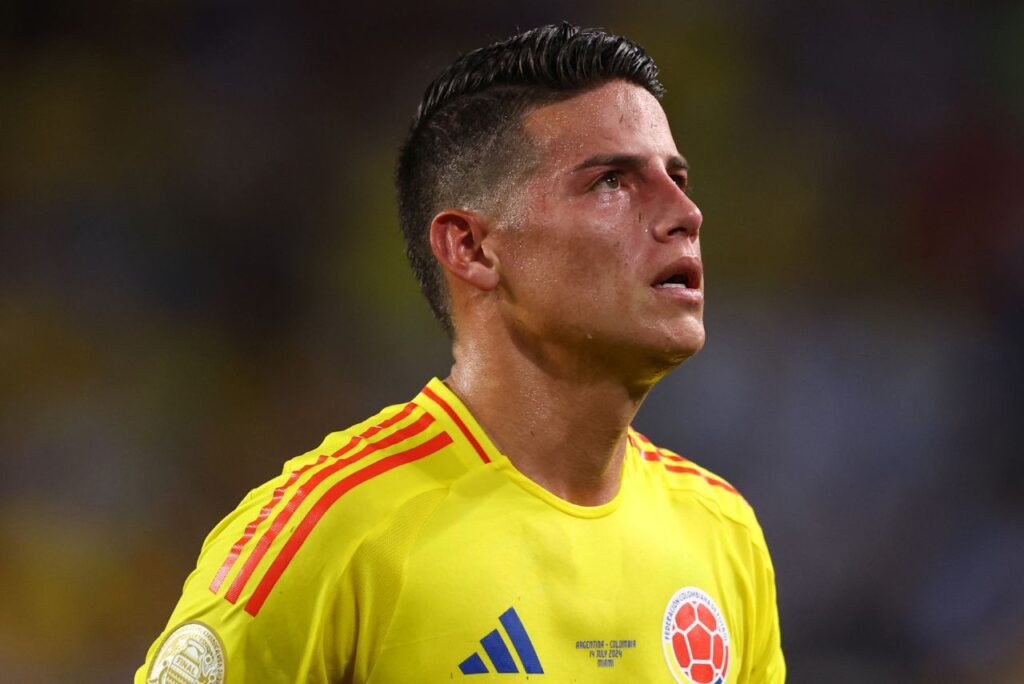 James Rodríguez foi cotado como reforço do River Plate (Foto: Maddie Meyer/Getty Images via AFP)