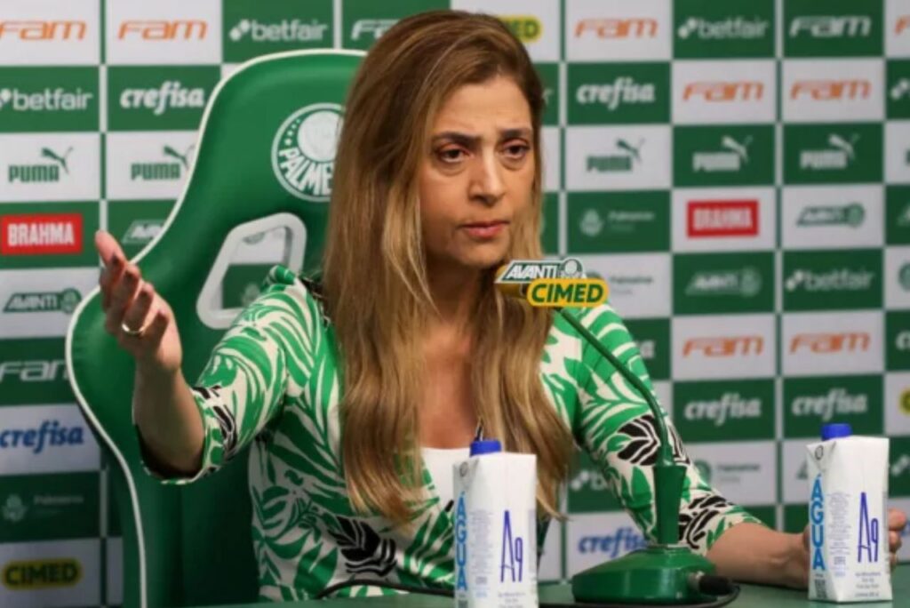 Leila Pereira, presidente do Palmeiras