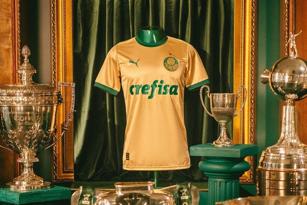 Novo terceiro uniforme do Palmeiras (Foto: Reprodução)