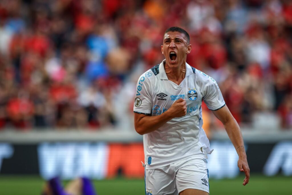 Grêmio venceu o Criciúma pelo Brasileirão (Foto: Lucas Uebel/GFBPA)