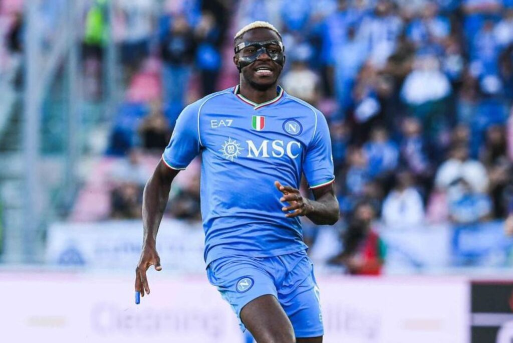 Victor Osimhen, atacante do Napoli (Foto: Reprodução)