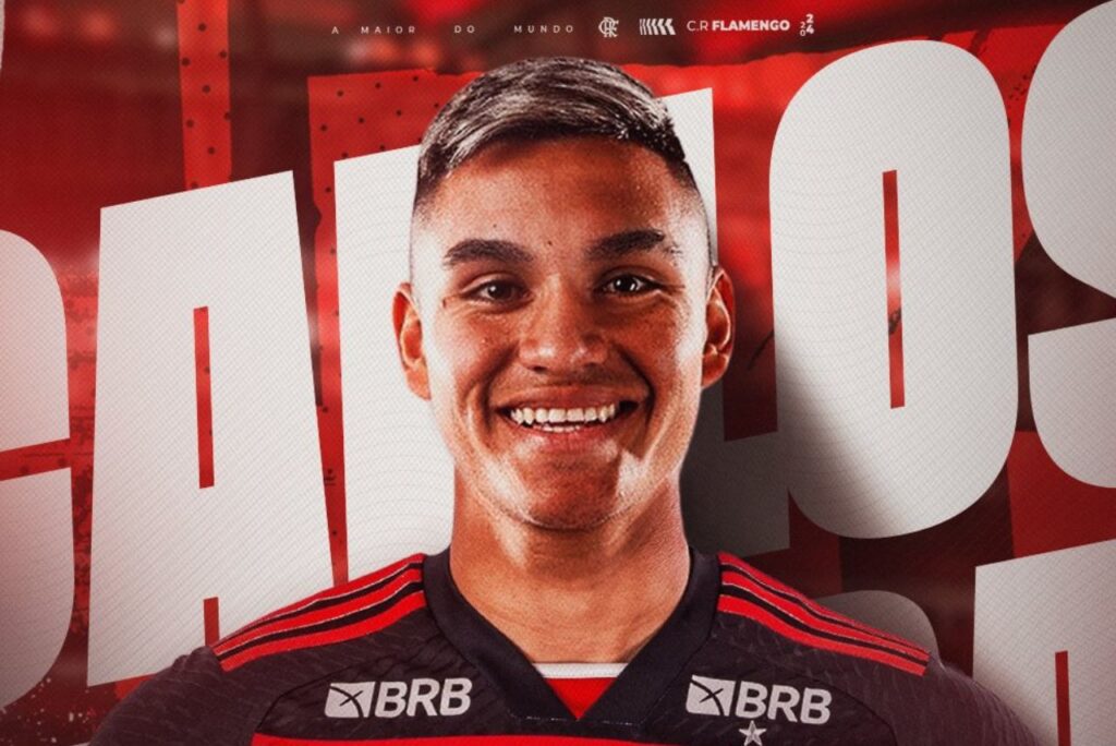 Carlos Alcaraz é o novo reforço do Flamengo