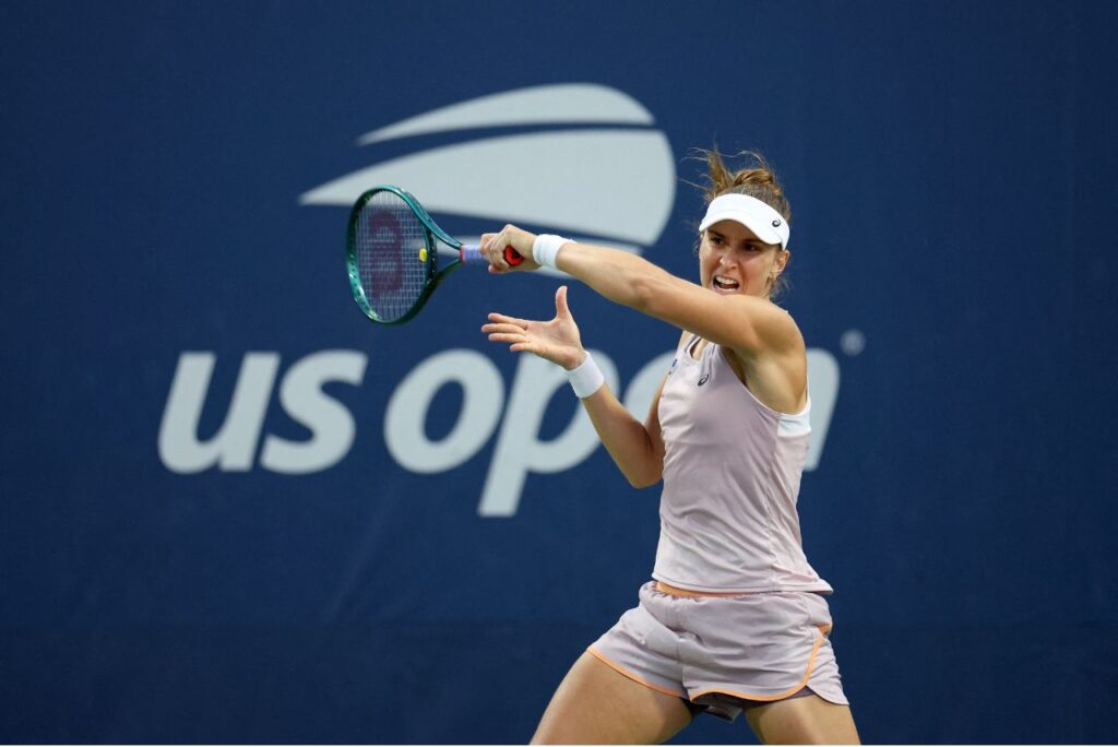 Bia Haddad venceu Avanesyan no US Open (Foto: Luke Hales/Getty Images via AFP)