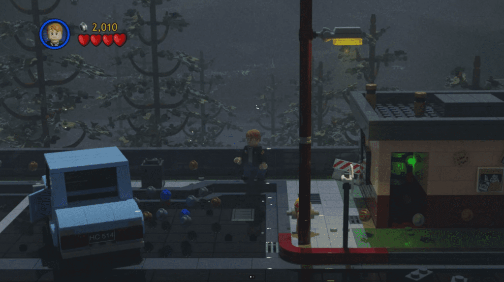 Imagem de projeto que transforma Silent Hill 2 em LEGO