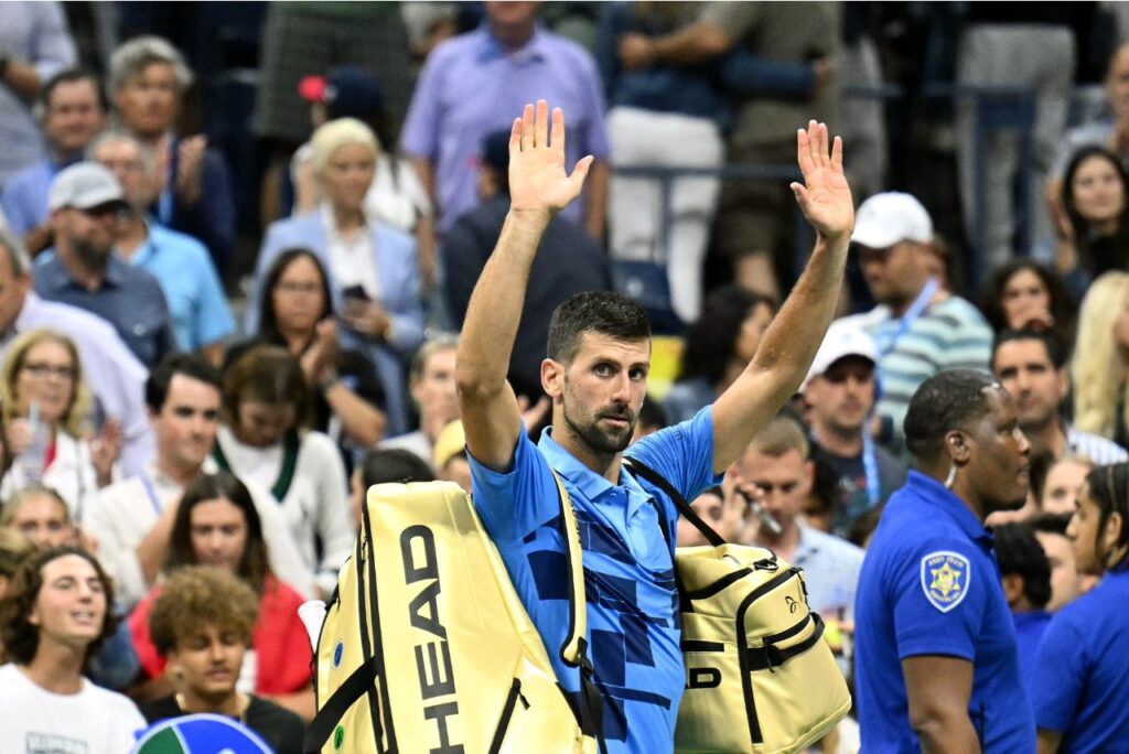 Djokovic se despede dos fãs após derrota no US Open