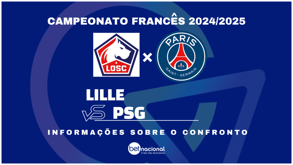 Lille x PSG Campeonato Francês 2024-2025