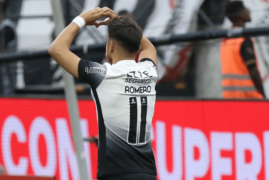 Romero foi o heroi da vitoria do Corinthians