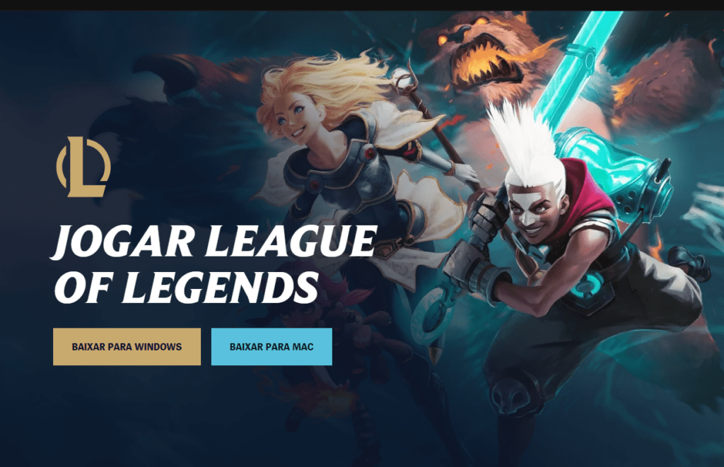 Personagens Lux e Ekko do LoL - Como baixar LoL