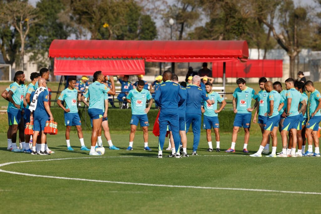 Treino da Seleção Brasileira