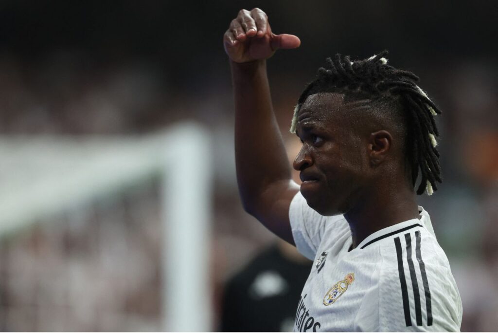 Vini Jr, atacante do Real Madrid (Foto: Pierre-Philippe Marcou/AFP)