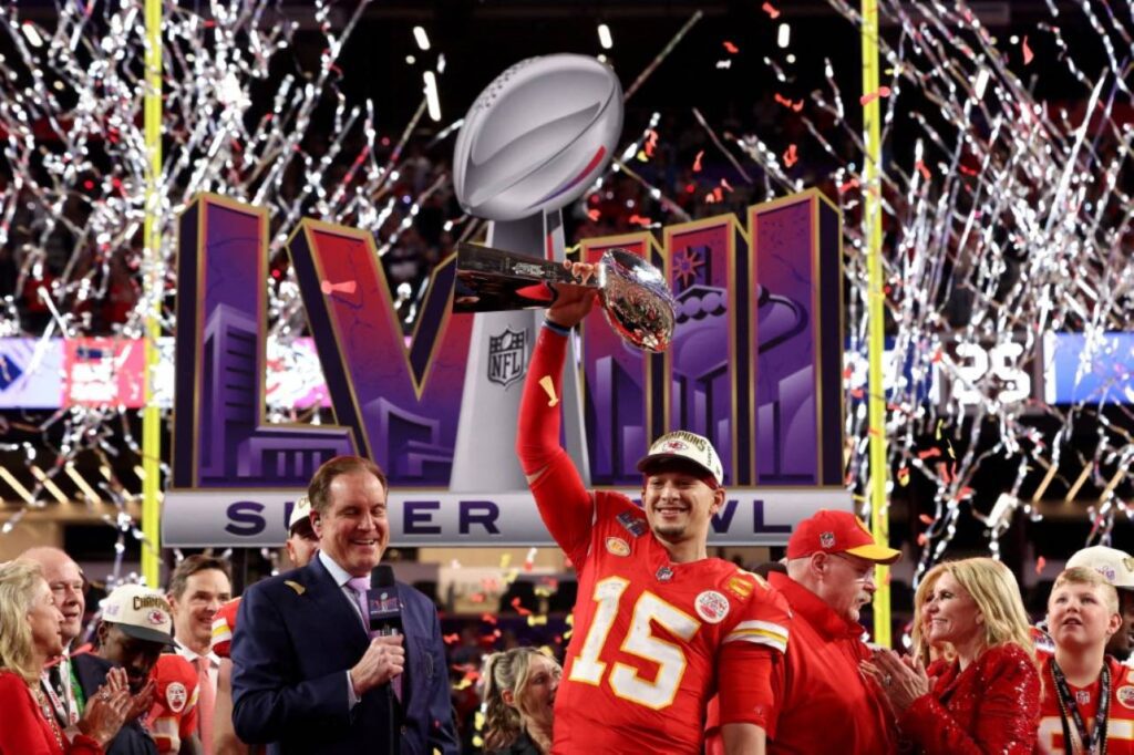 Kansas City Chiefs é o atual campeão da NFL. Foto: JAMIE SQUIRE/GETTY IMAGES NORTH AMERICA/Getty Images via AFP