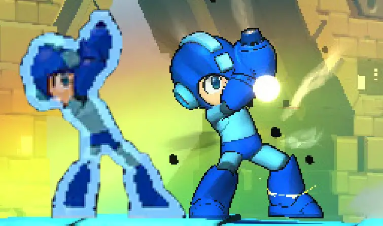 Mega Man feito por estudantes universitários