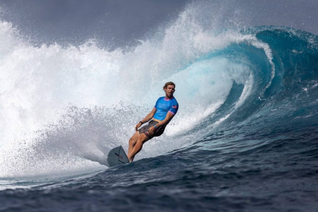 John John Florence vence o WSL FInals. Foto: ED SLOAN EPOOL/AFP