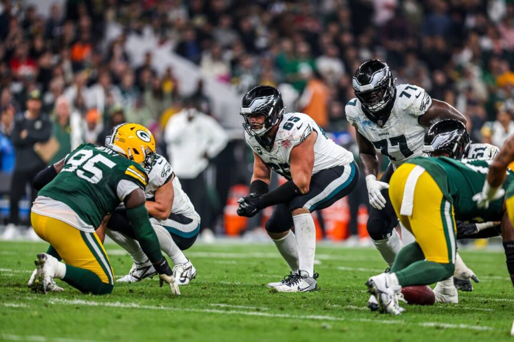 Os Eagles se aproveitou dos erros dos Packers para vencer o jogo no Brasil. Foto: Reprodução/Facebook