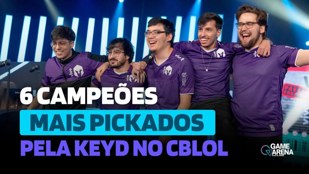 Top Sioux: Os 6 campeões mais pickados pela Keyd no CBLOL