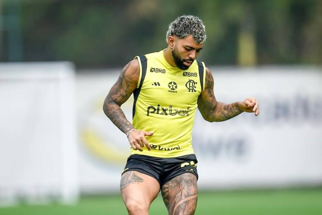 Gabigol deve ser titular no próximo jogo do Flamengo. Foto: Reprodução/Facebook